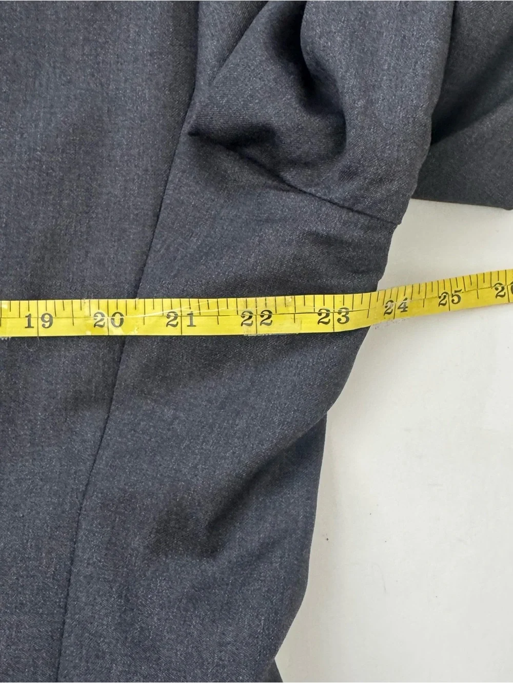 Vtg Hart Schaffner Marx 2 pc Suit 41R 34x30 Gray Gold Trumpeter Wool USA Made
